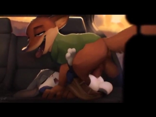 fox nick cumshot in tight pussy of bunny judy from zootopia